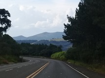Rodovia em Campos Novos.