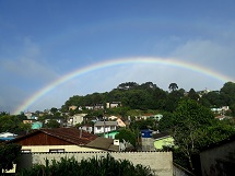 Amanhecer de sábado (24/11) em Caçador.