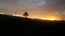 Amanhecer no interior de Caçador