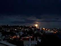 Luar registrado em Caçador neste primeiro dia de março