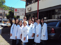 Viagem de estudos: Acadêmicos da 5ª fase do curso de Enfermagem da UNIARP visitaram o HEMOSC e a Clínica de Hemodiálise Hemoser, dia 06 de outubro, em Joaçaba-SC. Foto Divulgação.