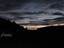 "Entardecer no recanto do Macaco próximo a Rio das Antas". Foto enviada por Michelle Ogrodnik.