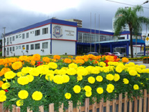 Floreira do Projeto Circulação da Prefeitura Municipal de Caçador. Foto Márcio Cordeiro.