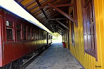 Museu do Contestado e Maria Fumaça, em Caçador.