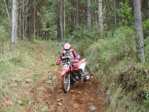 Trilhas: Prova de Enduro de Regularidade realizada em Caçador no dia 30 de março de 2008. Foto enviada por Kelson Martins Fernandes.