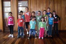 Férias no Museu. Atividades realizadas com crianças em janeiro no Museu. Foto Divulgação. 2009.