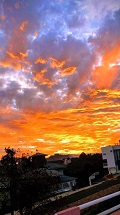 Entardecer em Caçador