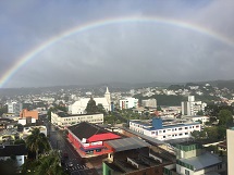 O arco íris adornando nossa Catedral