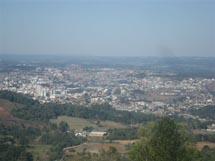 Vista de Caçador. Foto Kismar Antonio Brustolin.