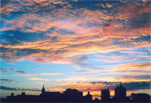 Nascer do sol em Caçador em 29.04.06, por Erci Boher