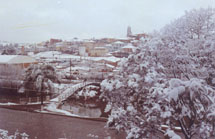 Neve em Caçador. Foto Arquivo Público Municipal.