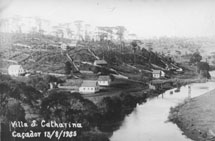 Ponte Vila Santa Catarina. Década 30. Foto Arquivo Público Municipal.