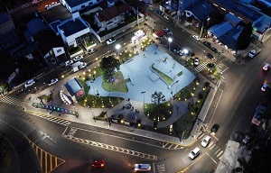 Skate Park Anderson Socreppa. Pista inaugurada em Caçador em fevereiro de 2020.