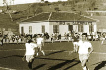 Tiro de Guerra de Caçador completa 80 anos em 2009. A entidade foi fundada antes mesmo de Caçador ser município. Foto Arquivo Municipal