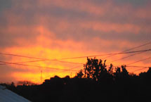 Por do Sol. Foto Samira Pontes.