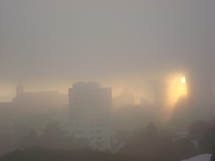 Nascer de um dia de inverno em Caçador. Junho 2008. Foto Giovana Castanheira Bazeggio