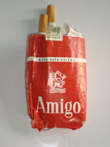 Cidadão deixou o vício há mais de 10 anos e guarda até hoje a carteira com os últimos cigarros. Foto Erci Bohrer. 
 Leia também:  http://www.cacador.net/portal/Noticias.aspx?cdNoticia=11150&cdNoticiaDivisao=6