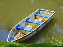 "Barco solitário". Foto Erci Bohrer.
