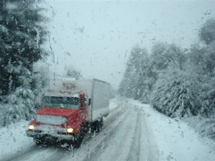 Neve em Bariloche. Foto Kismar Antônio Brustolin.