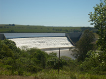 Barragem de São Domingos - oeste de SC. Foto Adriano Maffessoni.