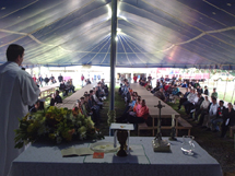 Celebração no dia de Santo Antônio, 13 de junho. Evento é realizado desde 1942 na empresa Tedesco. Foto Diogo Bazzanella. junho de 2007