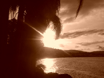 Pôr do Sol em Bombinhas - SC. Foto Lucimar Appi.