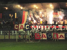 Torcida organizada do CAC. Brigada Tricolor. Foto divulgação.