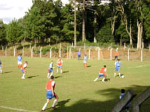 Primeiro coletivo do Caçador Atlético Clube que vai disputar a Divisão de Acesso do Catarinense em 2008. Campo da Linha Cará. Foto Divulgação. Maio 2008
