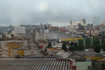 Vista do Centro de Caçador. Foto Murilo Roso. Agosto 2008