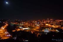 Vista noturna de Caçador. Foto Rodrigo Ferlin.