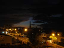 Dia 20/04. Foto noturna de Caçador. Foto Trentini.