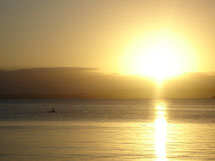 Pôr do sol em Cacupé, Florianópolis. Foto Murilo Roso. Jan 2009.