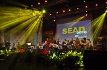 Coral Ébano abrilhantando o primeiro dia do SEAD 2016 (foto: Cleriton Freire)
