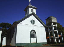 Capela do Cará, patrimônio histórico que representa a chegada dos primeiros imigrantes italianos em Caçador. Foto Giovana Castanheira Bazeggio.