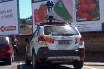 Fotos do Carro do Google Street View (Maps e Earth) em Caçador-SC. Foto enviada por Junior Klaus.