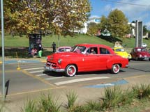 Encontro de carros antigos no Parque Central de Caçador. Foto arquivo. Murilo Roso.