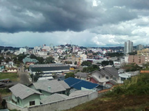 Centro de Caçador. Foto Fabrício Mitterer.