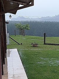 Chuva do início de setembro para amenizar um pouco a seca.