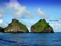 Moros "Dois Irmãos", em Fernando de Noronha. Foto Erci Bohrer.