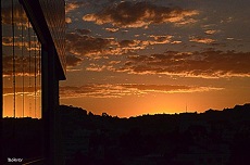 Entardecer em Caçador.