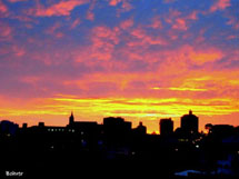 Nascer do sol em 16.06.12. Foto Erci Bohrer.