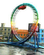 Extreme: Looping da nova atração do parque Beto Carrero World. Inaugurou dia 3 de junho. Foto Luiza Loth.