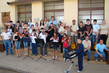Fundação Municipal de Cultura de Caçador completou um ano dia 28/08/2008. Foto Murilo Roso.