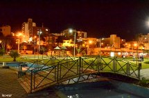Vista noturna do Parque Central. Foto Erci Bohrer.