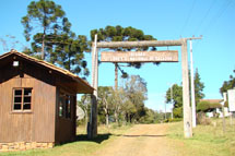 Floresta Nacional de Caçador, mantida pelo Ibama, tem mais de 710 hectares de extensão. Está localizada no distrito de Taquara Verde, preservando a mata das araucárias e demais vegetação nativa. Foto: Murilo Roso. Maio de 2008.