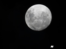 Primeiro dia de Lua Cheia (25/03/2013). Foto Dione Gomes.