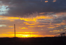 Final de tarde em Matos Costa. Foto Sidnei N.