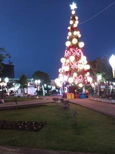 Praça Lauro Muller em Campos Novos-SC.