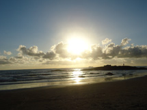 Nascer do sol em Navegantes. Foto Samira Pontes.
