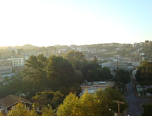 Manhã de outono em Caçador. Foto Erci Bohrer.